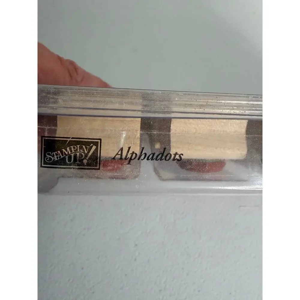 Stamping’ up wooden alphabet letter stamps set 28 pieces